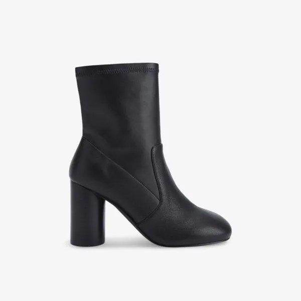Ботильоны Langley из кожи на каблуке с декором в виде орла Kurt Geiger London, черный