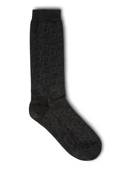 Темно-синие мужские носки с логотипом Off-White
