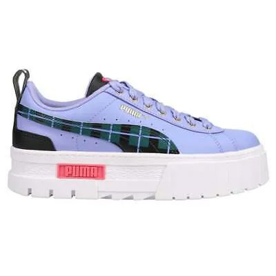 Puma Mayze 90S Prep Jr Boys Фиолетовые кроссовки Повседневная обувь 38608502