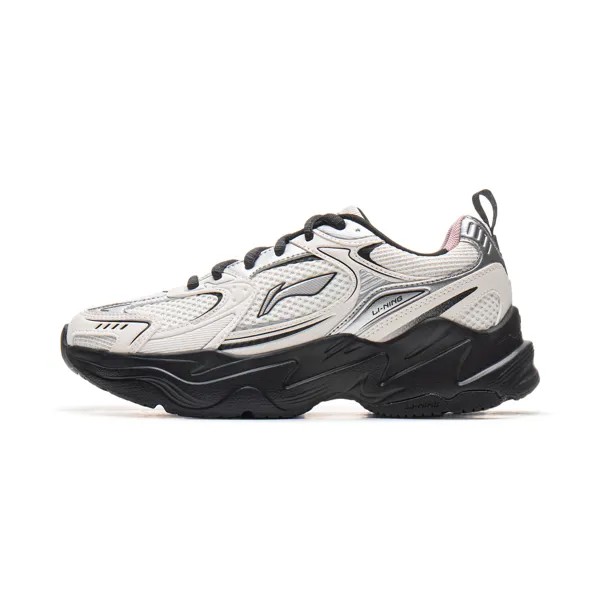 Кроссовки LINING Meteor 2K Lifestyle Shoes Women's Low-top Black/White, черный/белый