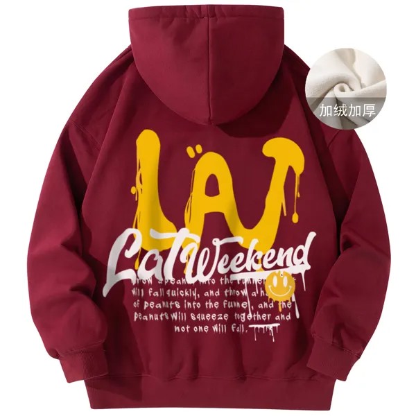 Толстовка унисекс La'T.Weekend, цвет Earth color (fleece)