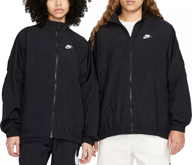Женская тканая куртка Nike Sportswear Essential Windrunner, черный