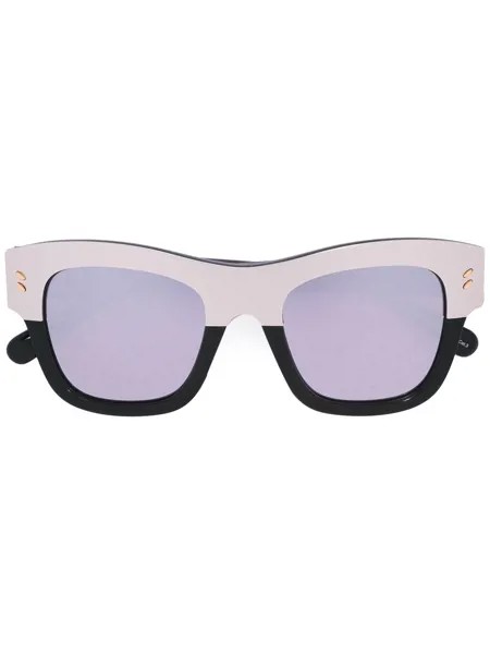 Stella McCartney Eyewear объемные солнцезащитные очки в квадратной оправе