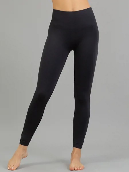 Спортивные леггинсы женских Giulia LEGGINGS SPORT 01 черных S/M