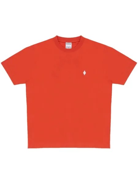 Marcelo Burlon County of Milan футболка Cross с короткими рукавами, оранжевый