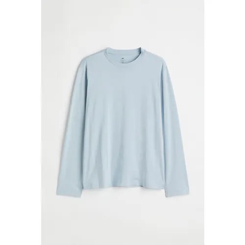Лонгслив H&M, размер XL, голубой