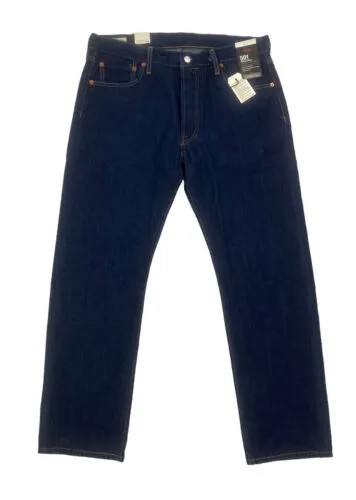 НОВЫЕ мужские джинсовые джинсы Levi-#39;s Strauss 501 Original Regular Straight темно-синего цвета СЗТ