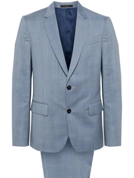 Paul Smith шерстяной костюм Soho в клетку, синий