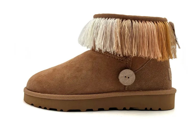 CLASSIC MINI Зимние ботинки женские каштановые Ugg