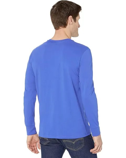 Футболка U.S. POLO ASSN. Long Sleeve Crew Neck Tee, цвет Dazzling Blue