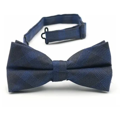 Бабочка GENTLETEAM, однотонная, в полоску, для мужчин, синий