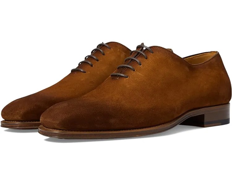 Оксфорды Magnanni Crucero, цвет Cognac Suede