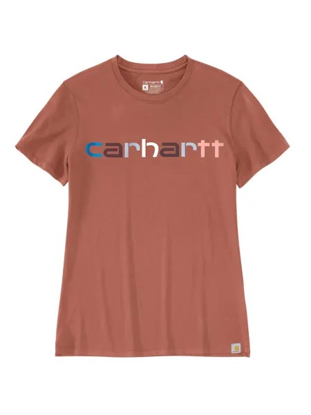 Футболка CARHARTT, цвет terrakotta