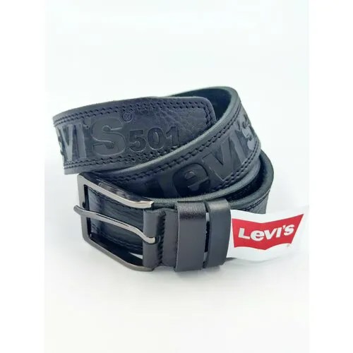 Ремень Levi's, размер 115, черный