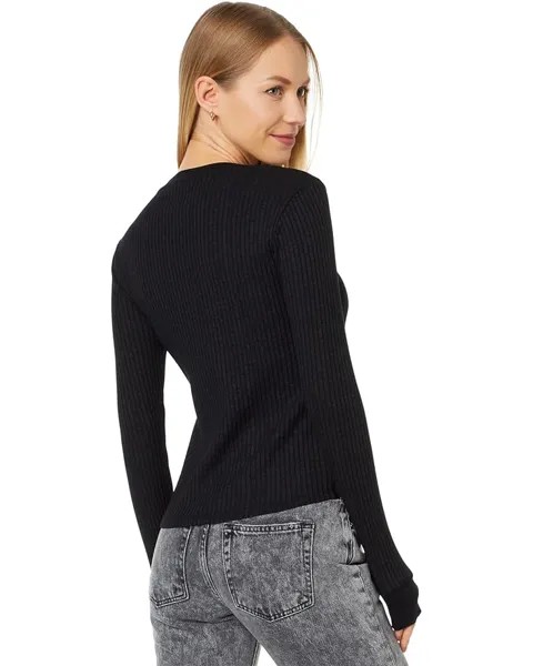 Футболка LAmade Davey Long Sleeve Crop Tee, черный