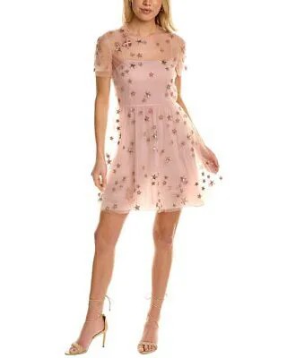 Женское шелковое мини-платье Valentino Stars 40
