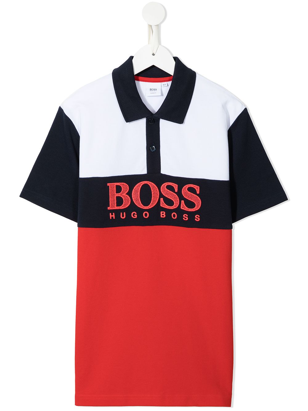 BOSS Kidswear рубашка поло с логотипом