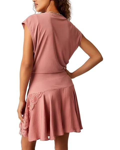 Платье Free People Jazzy Mini, цвет Rose Smoke