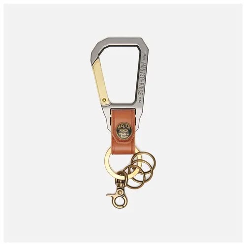 Ключница Master-piece Carabiner коричневый, Размер ONE SIZE