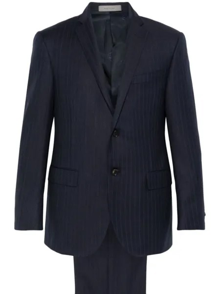 Corneliani костюм в тонкую полоску, синий