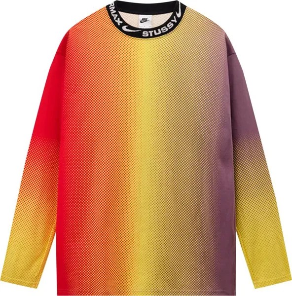 Лонгслив Nike x Stussy NRG Long Sleeve Top 'Multicolor', разноцветный