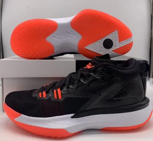 Nike Jordan Zion 1 черный белый малиновый красный баскетбольные кроссовки DA3130-006 мужские размеры