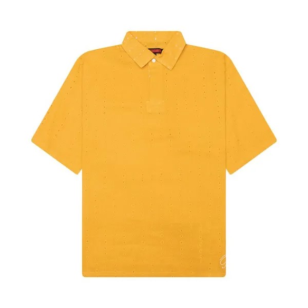 Поло Pleasures Clarity Woven Polo, желтый