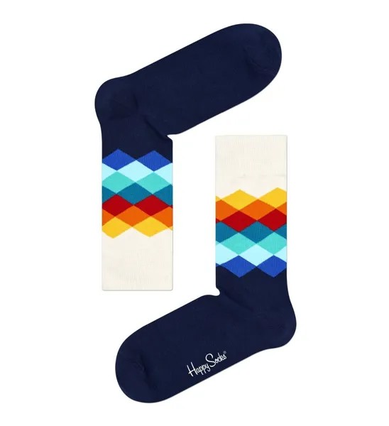 Носки унисекс Happy Socks FAD01 синие 29