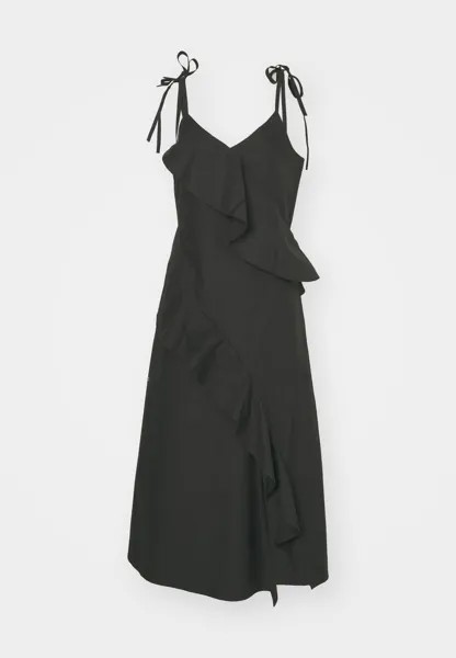 Элегантное платье Connor Flare Dress DESIGNERS REMIX, черное