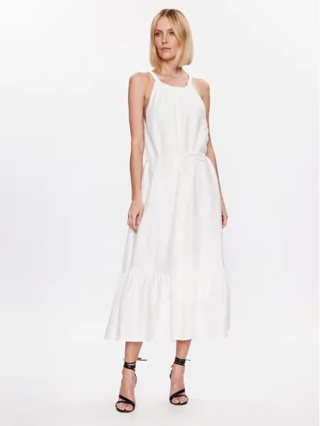 Летнее платье стандартного кроя Bruuns Bazaar, белый