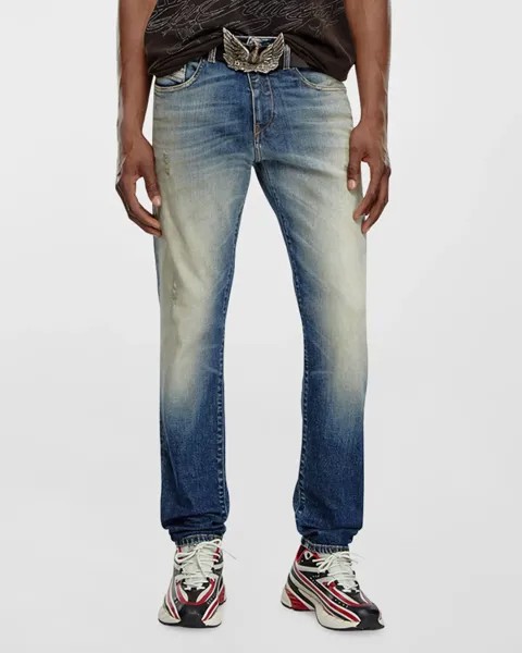 Мужские зауженные джинсы 2019-D-Strukt Diesel, цвет Denim