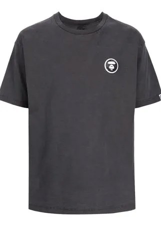 AAPE BY *A BATHING APE® футболка с нашивкой-логотипом