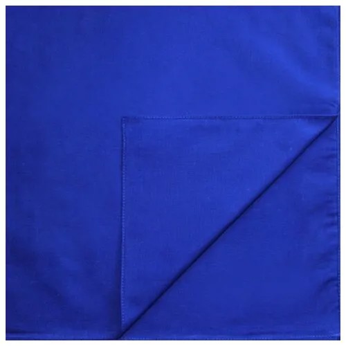 Бандана однотонная, цвет синий 60 х 60 см