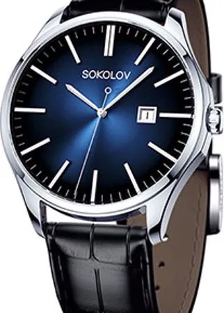 Fashion наручные  мужские часы Sokolov 154.30.00.000.04.01.3. Коллекция Freedom