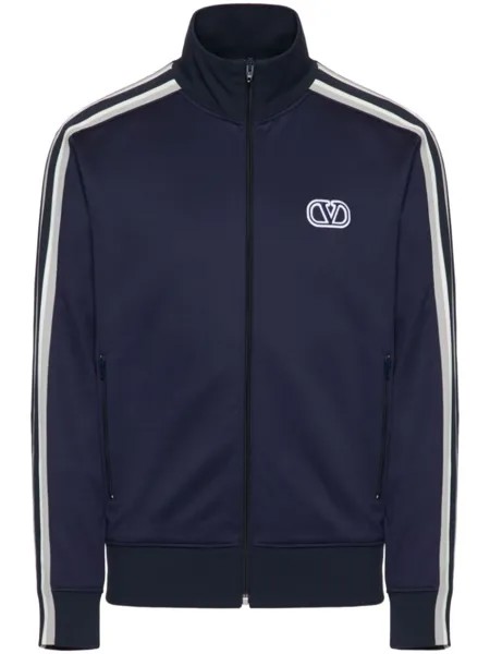 Valentino Garavani спортивная куртка с логотипом VLogo Signature, синий
