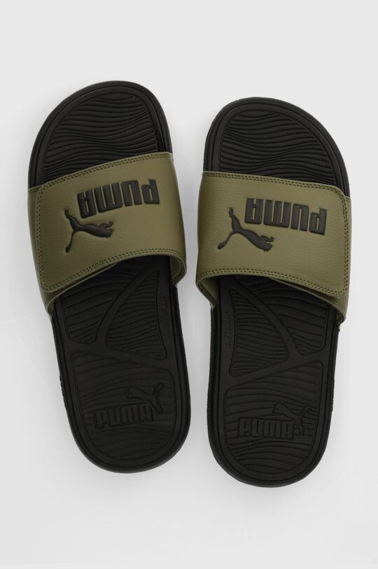 Шлепанцы Puma, зеленый