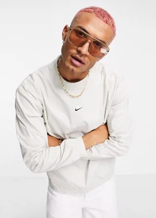 Светло-бежевый свитшот свободного кроя Nike Premium Utility-Светло-бежевый цвет