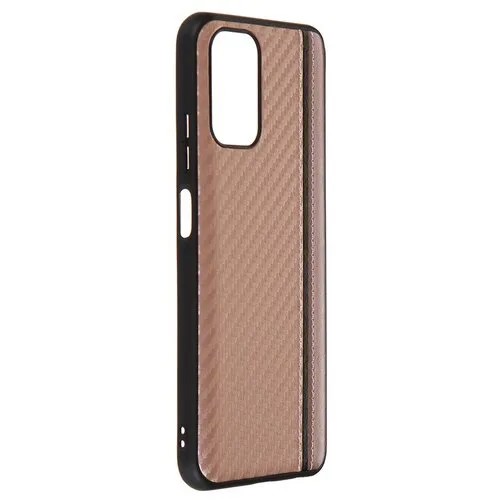 Чехол G-Case для Xiaomi Redmi Note 10/10S Carbon Rose Gold GG-1473