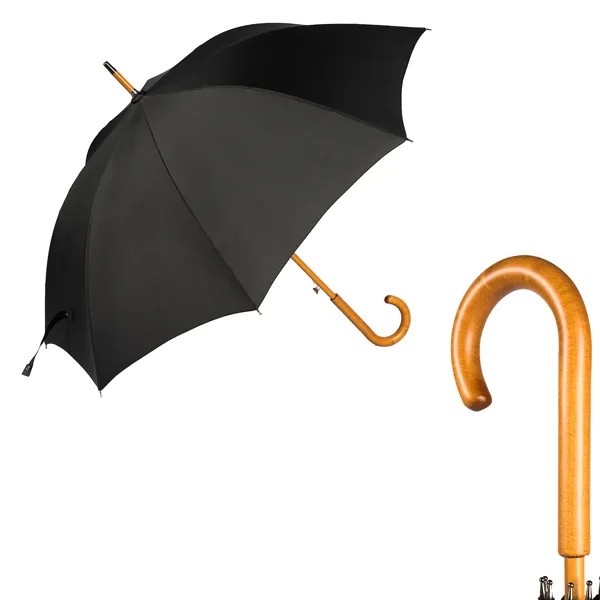 Зонт-трость мужской полуавтоматический Guy De Jean Mustang noir