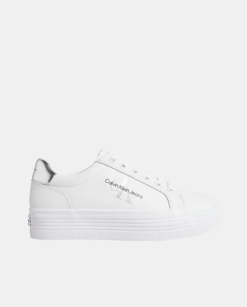 Женские белые спортивные кроссовки на платформе Calvin Klein Jeans, белый