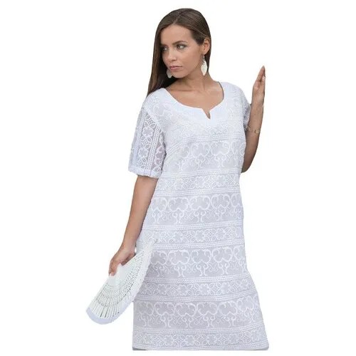 Fresh Cotton/ Платье/ Хлопковое платье/ Платье с кружевом/ Кружевное платье/ Летнее платье/ Сарафан/ Летний сарафан/ Хлопковая прошва