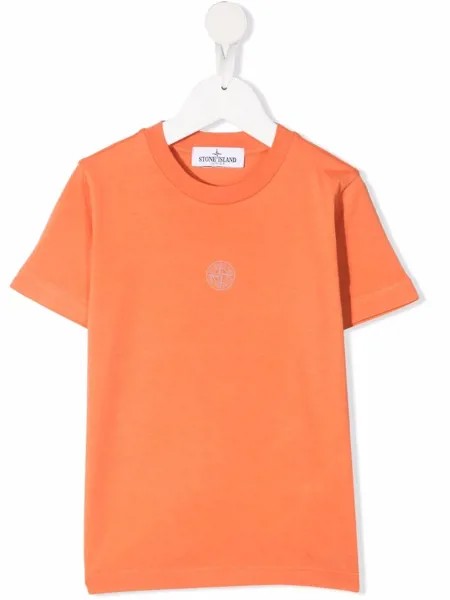 Stone Island Junior футболка с графичным принтом