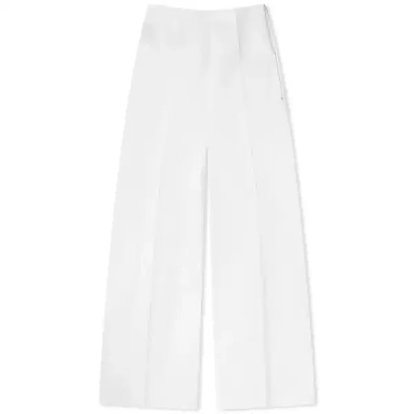 Брюки Sportmax Crasso Wide Leg, белый