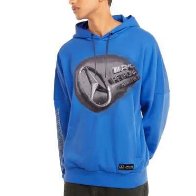 Мужская синяя повседневная верхняя одежда Puma Mapf1 Street Pullover Hoodie 531709-06