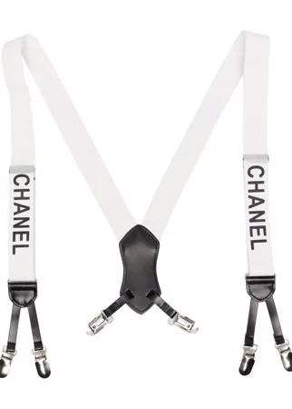 Chanel Pre-Owned подтяжки 1990-х годов с логотипом