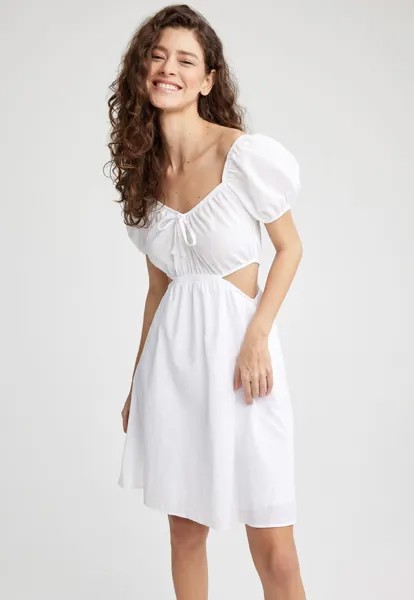 Летнее платье DeFacto, белый