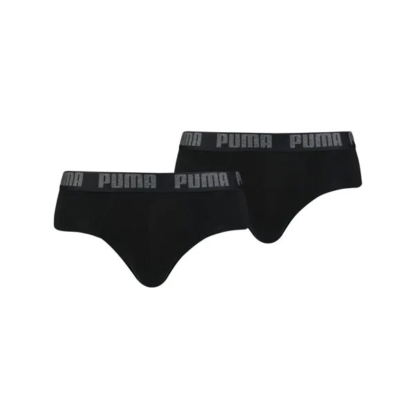 Трусы Puma PUMA BASIC BRIEF 2P, черный