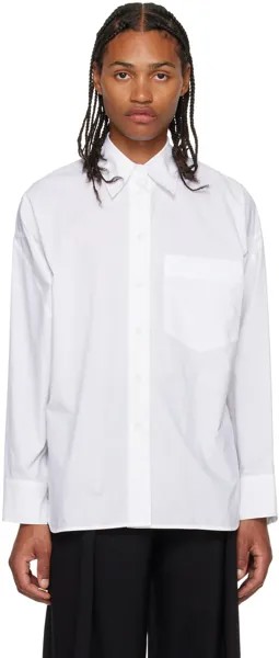 Белая рубашка с острыми рукавами LOW CLASSIC