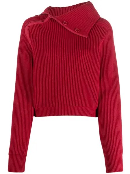 Джемпер Vega асимметричного кроя Jacquemus, красный