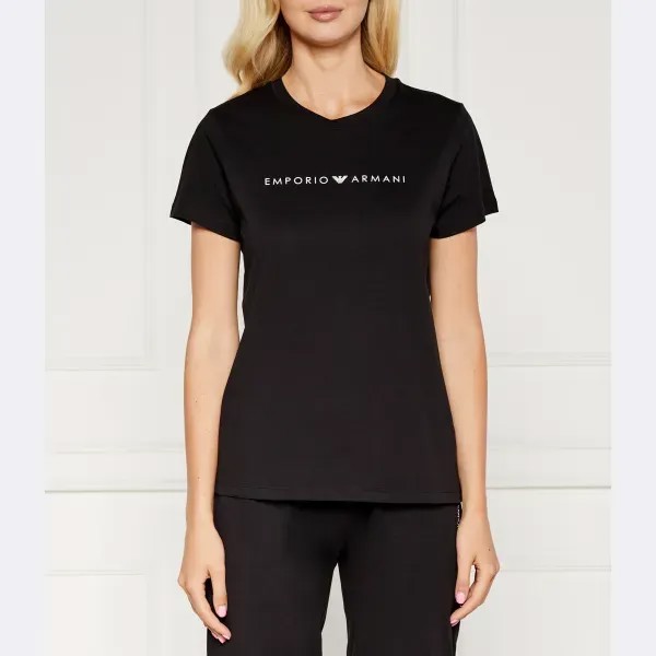 Футболка стандартного кроя Emporio Armani, черный